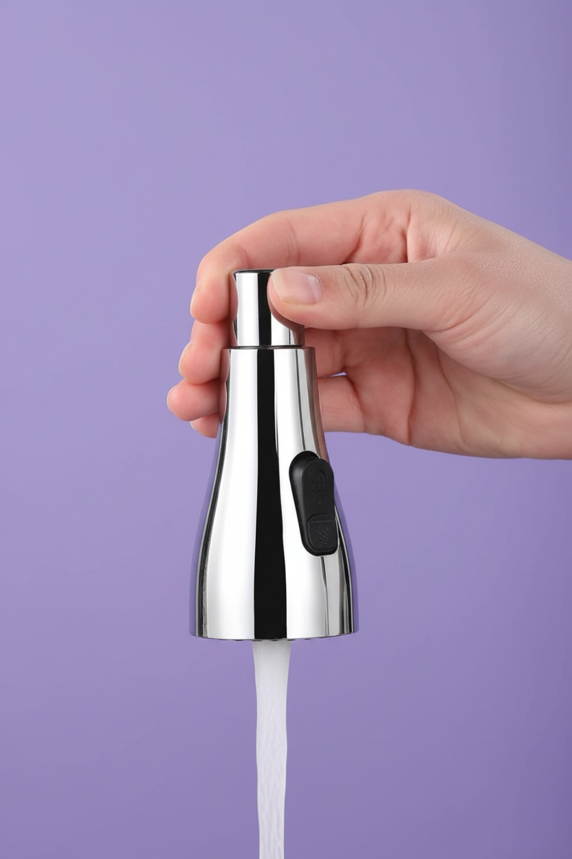 Faucet Purple Background Image