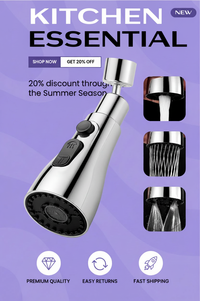 Kitchen Essential Faucet Banner